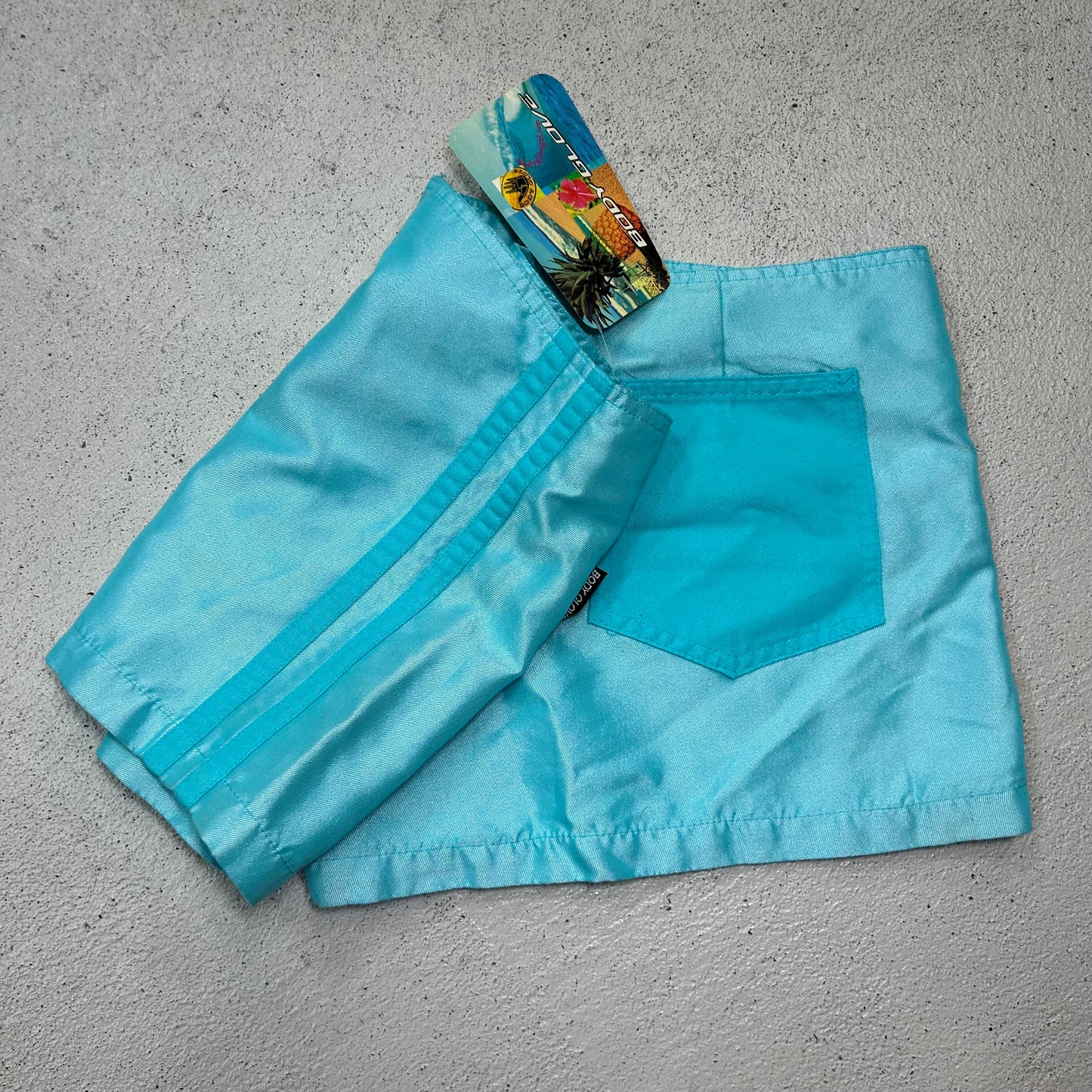 Deadstock 90s body glove mini shorts