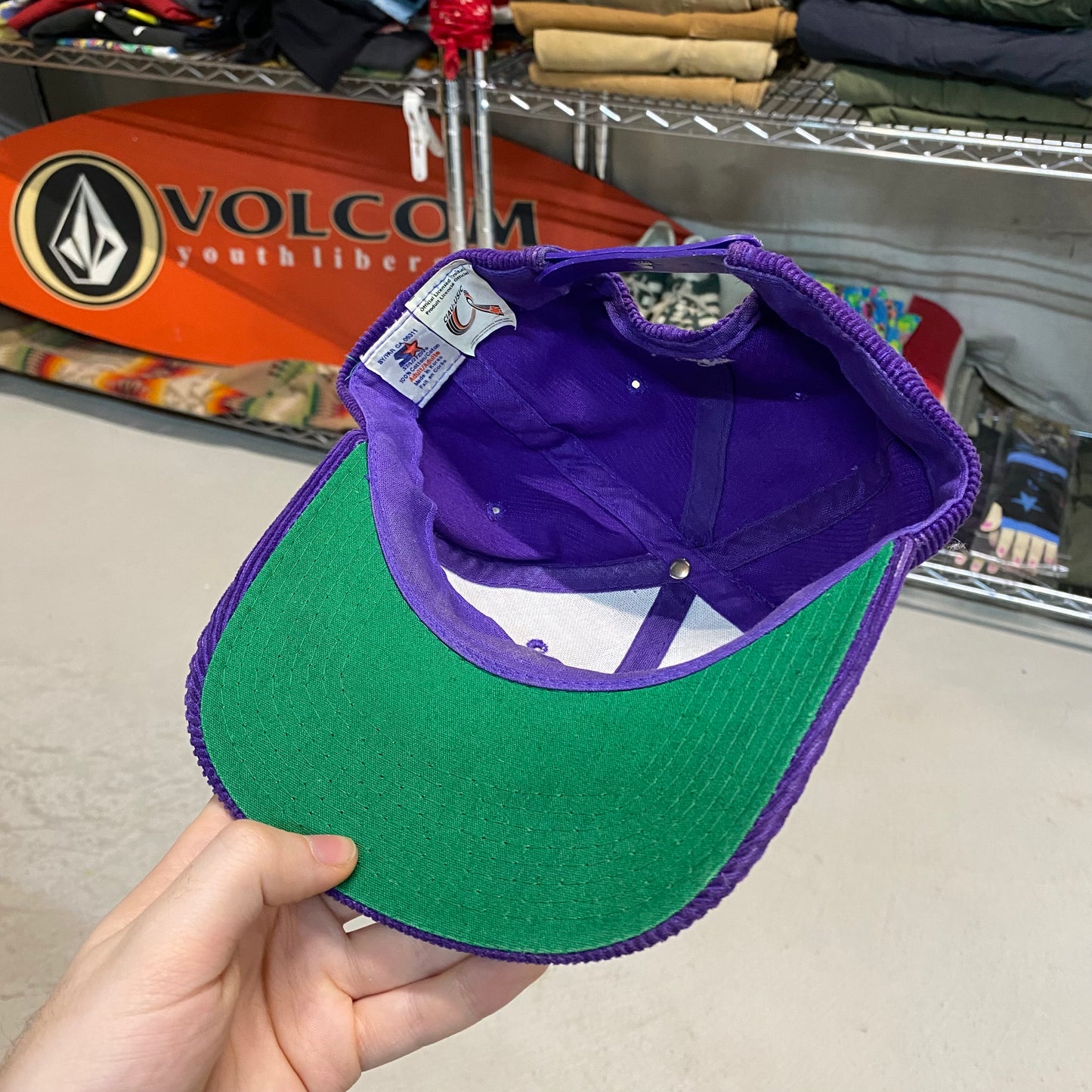 RARE 1990s western university corduroy starter snapback