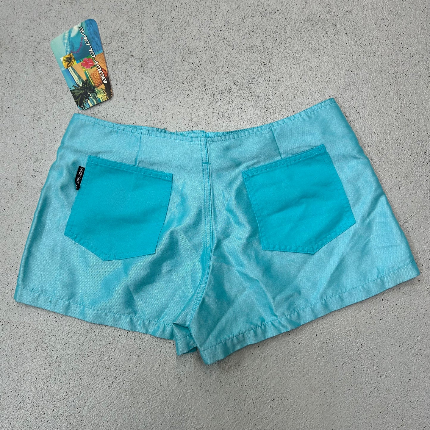 Deadstock 90s body glove mini shorts