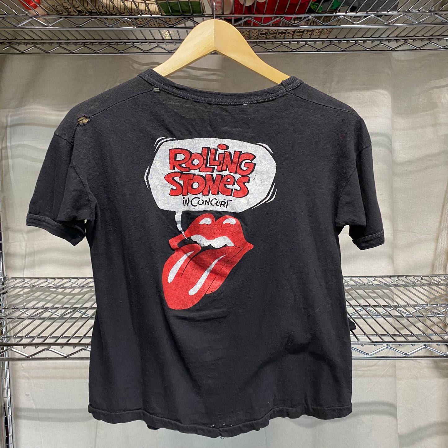 1970s rolling stones us tour parking lot tee