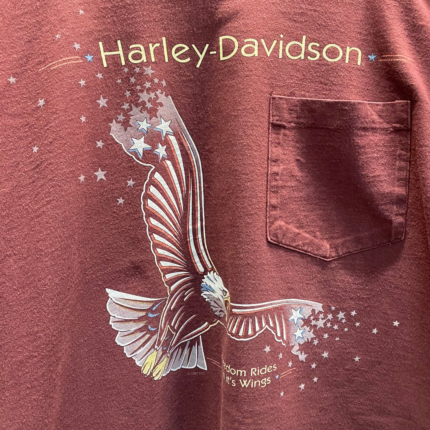 1997 harley davidson tomahawk division Wisconsin pocket tee