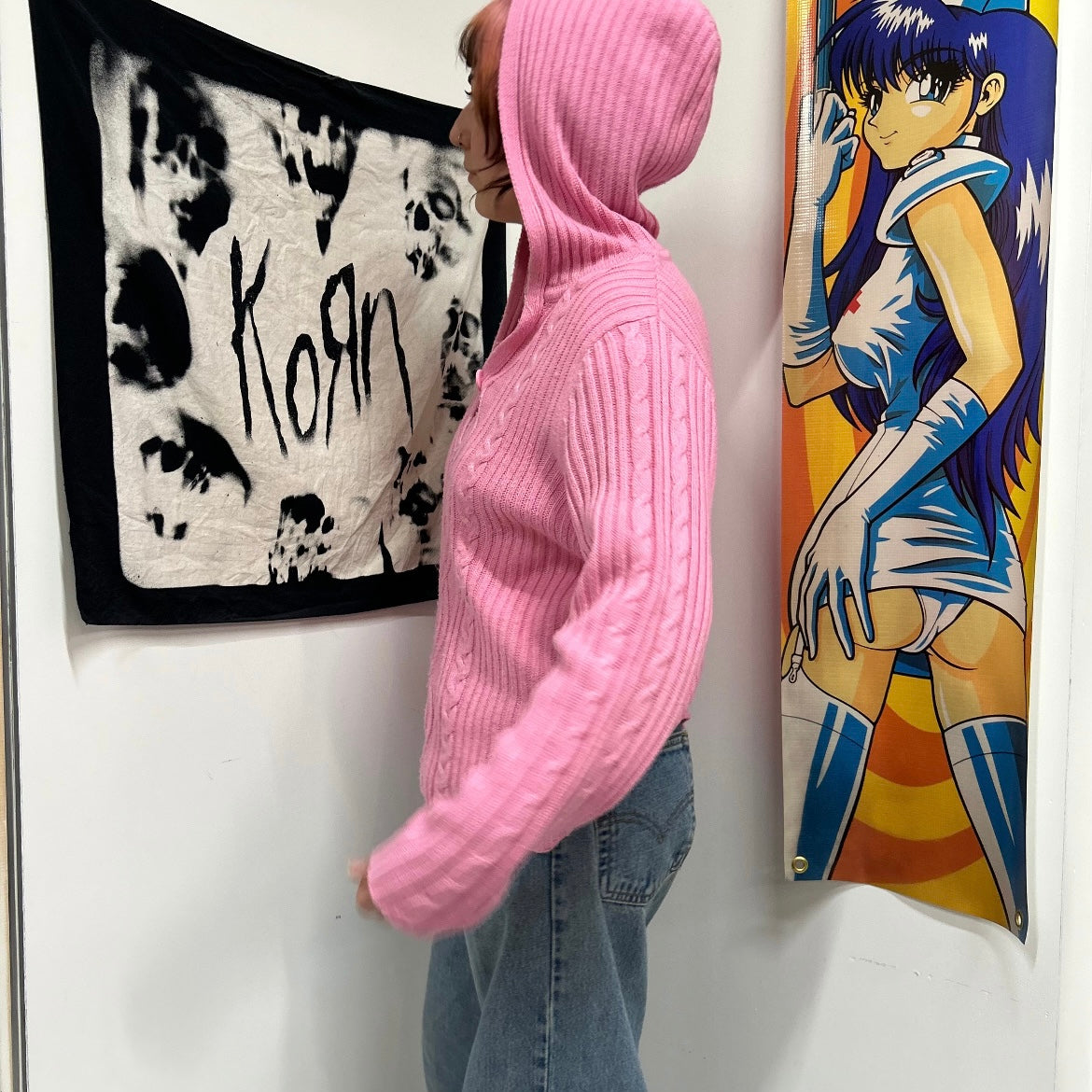 Late 90s hooded knit