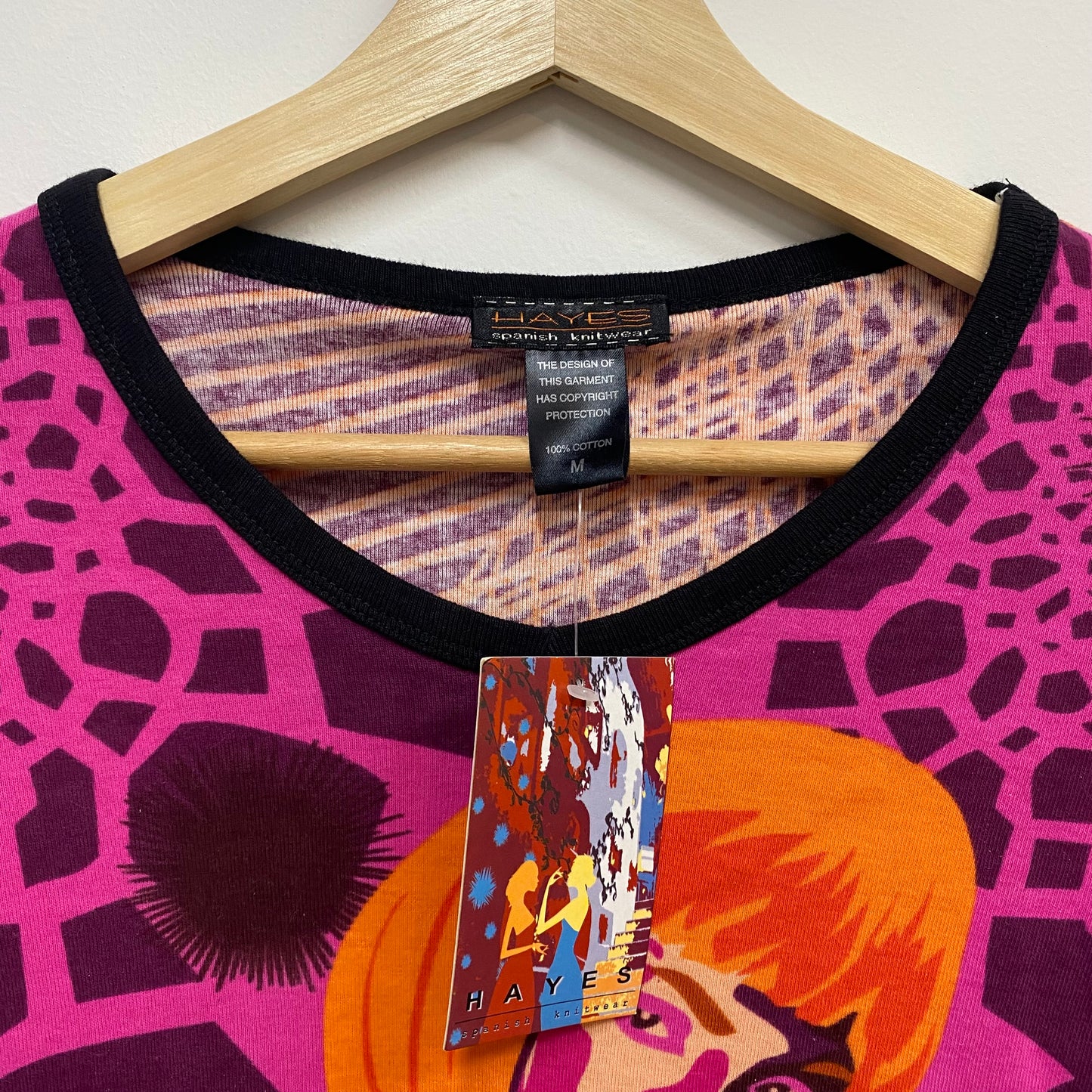 Deadstock late 90s/00s hayes graphic top