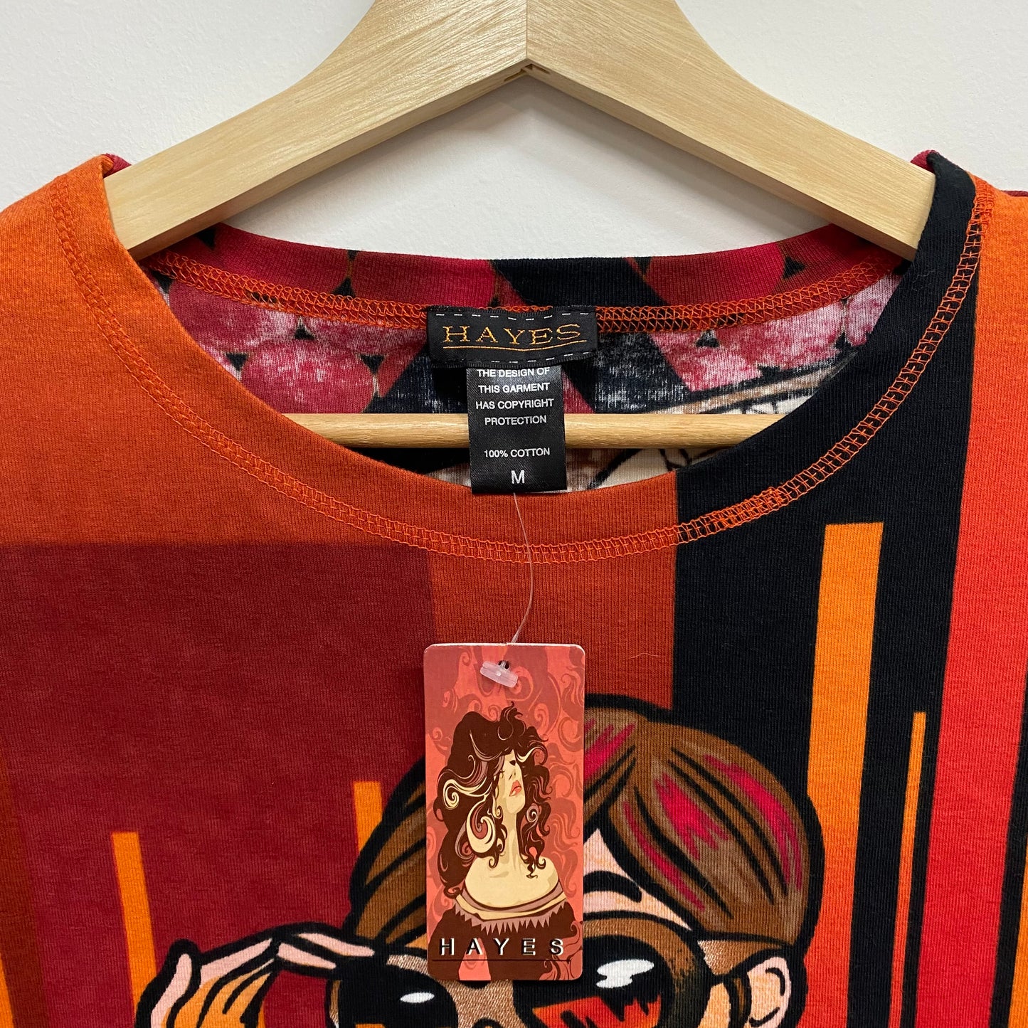 Deadstock late 90s/00s hayes graphic top