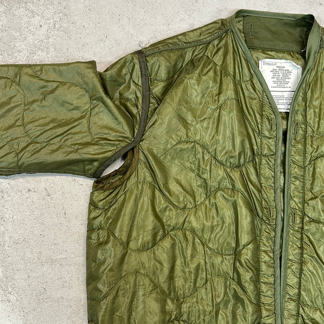 Vintage quilted army liner