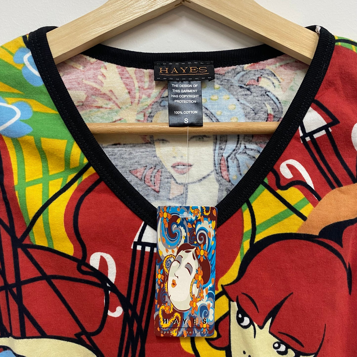 Deadstock late 90s/00s hayes graphic top