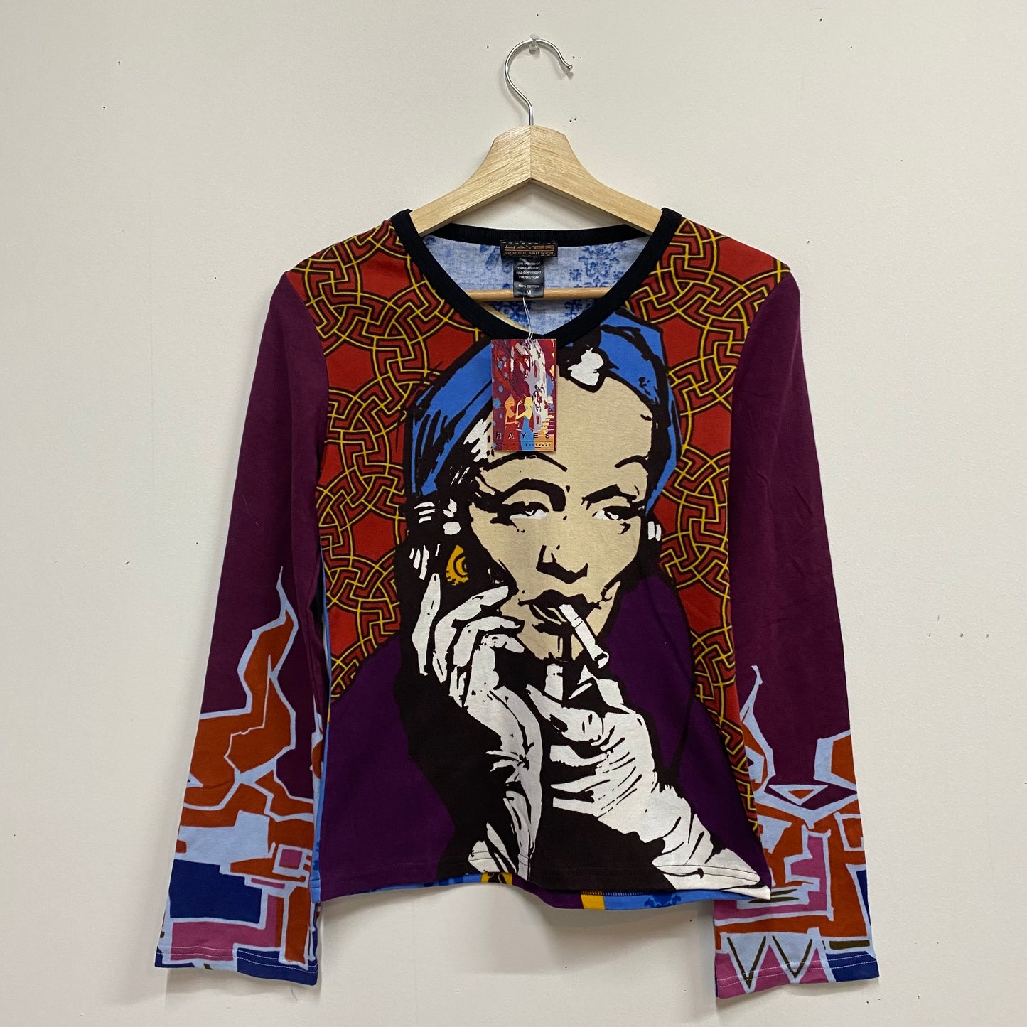 Deadstock late 90s/00s hayes graphic top