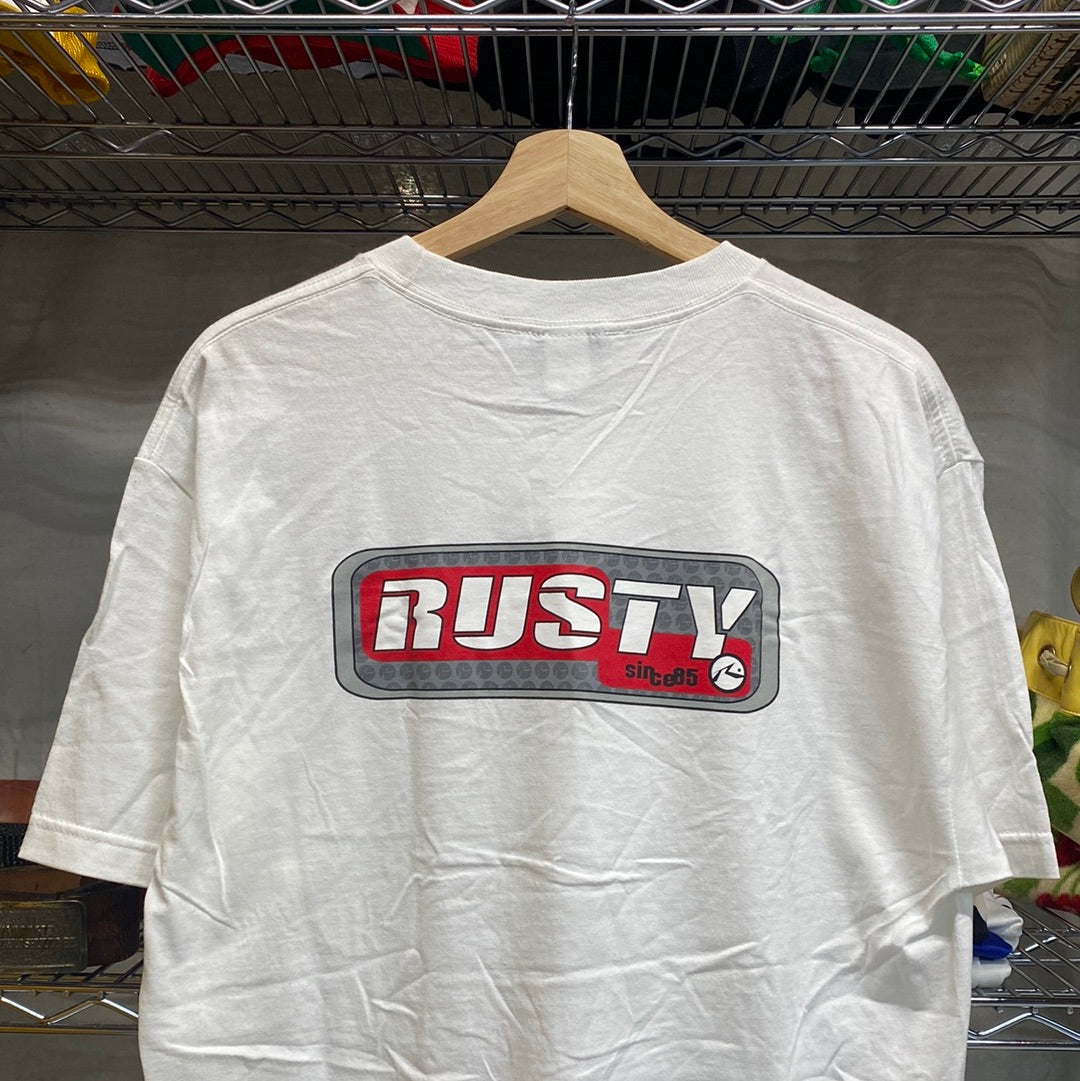 Late 90s rusty surf wear tee