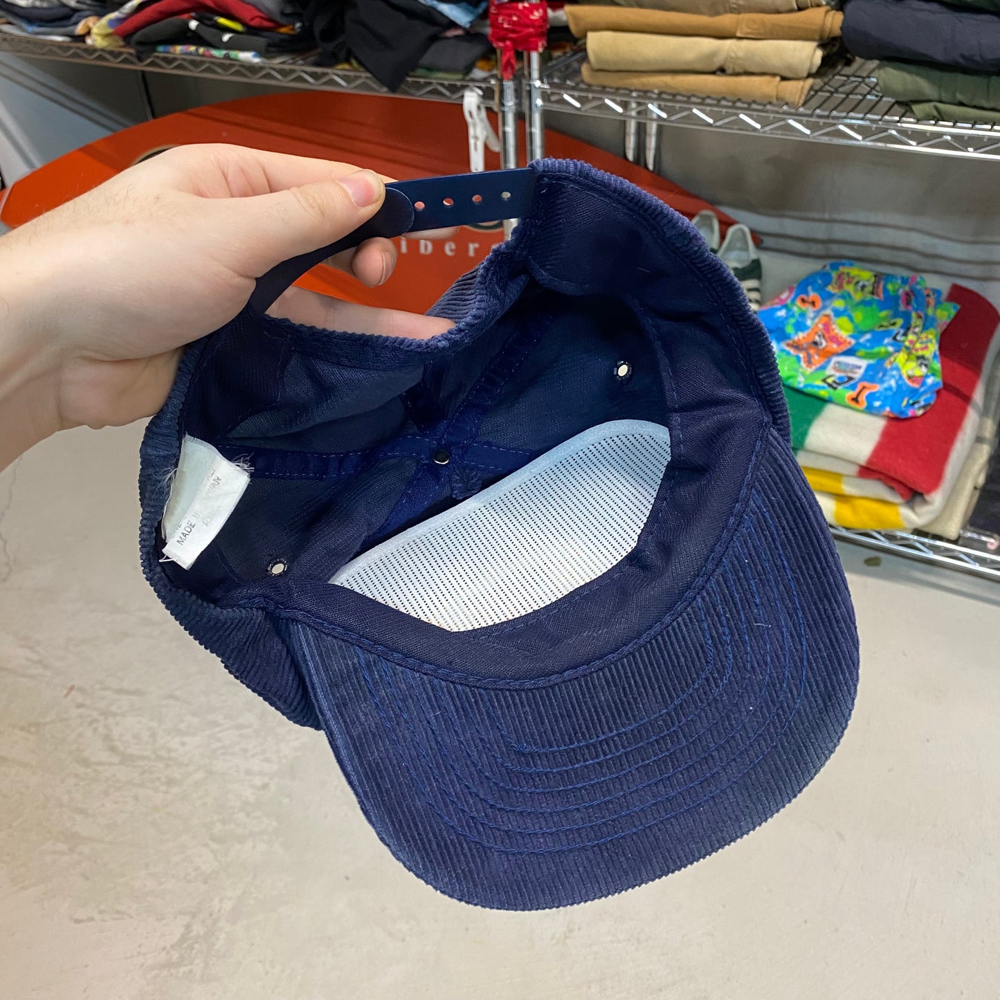 1990s camel cigarettes corduroy snapback hat