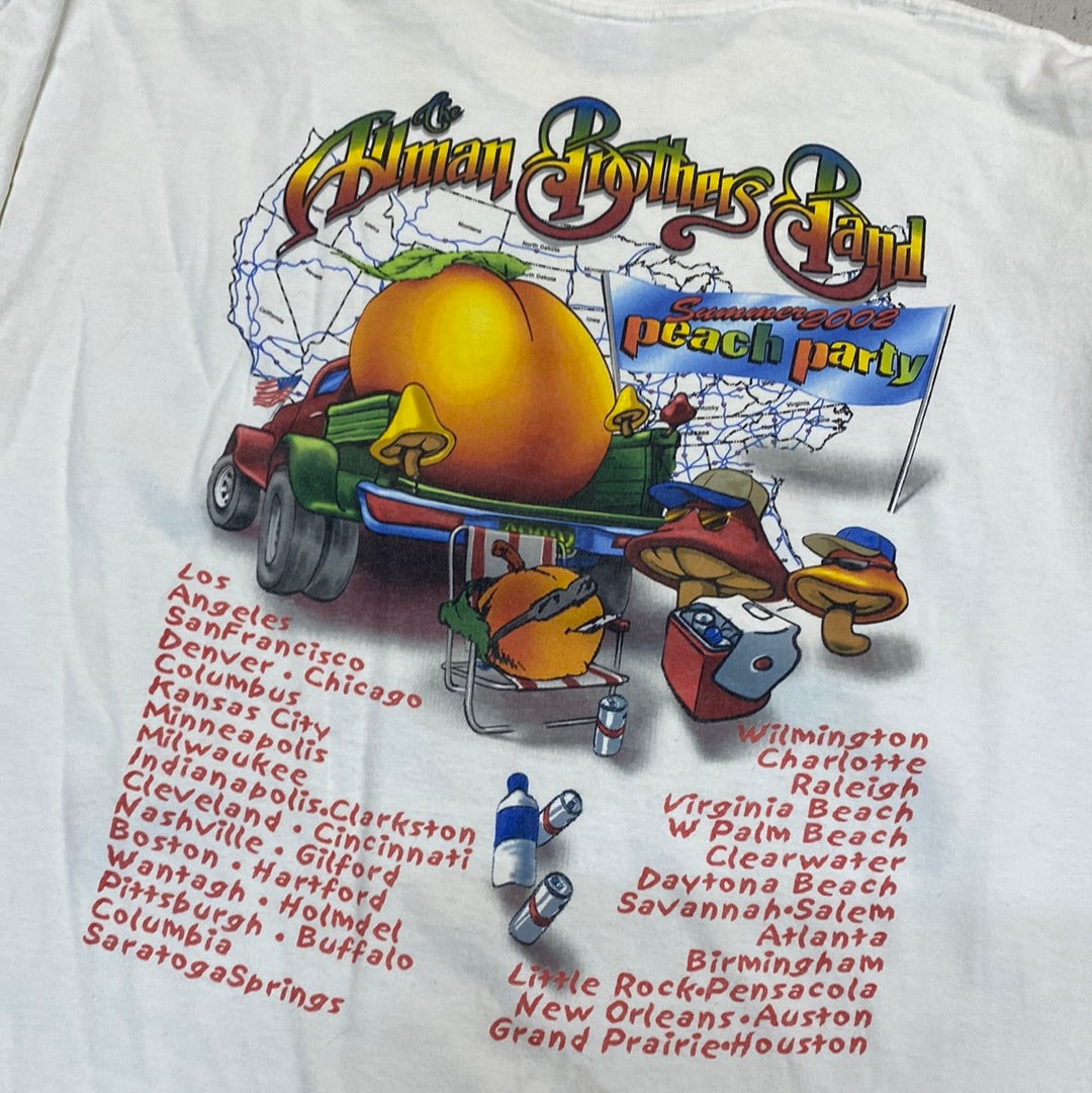 2002 allman brother band tour tee