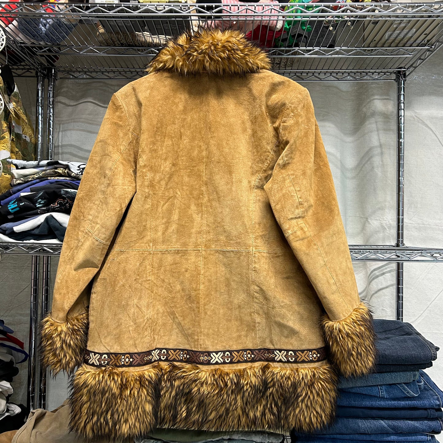 90s afghan style coat