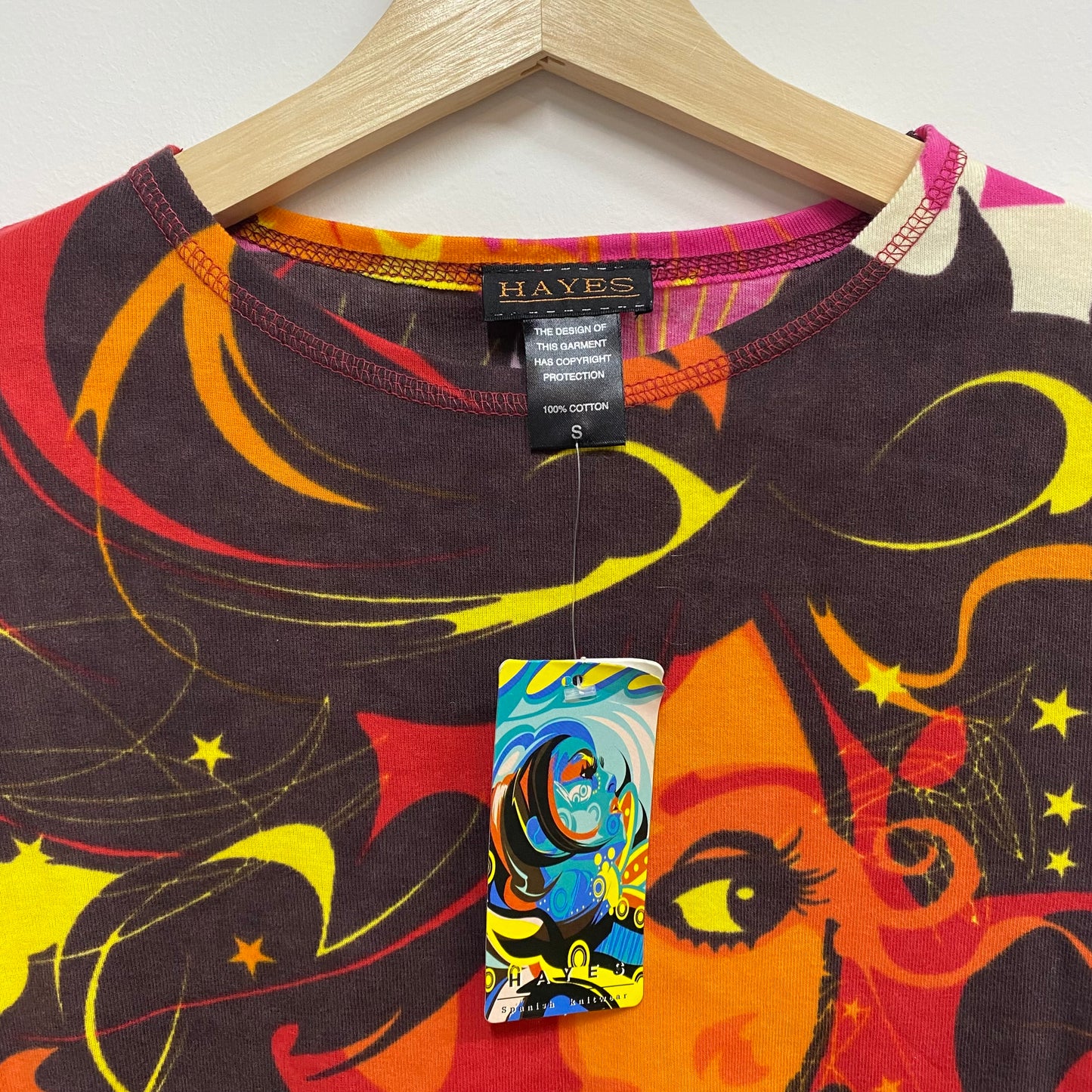 Deadstock late 90s/00s hayes graphic top