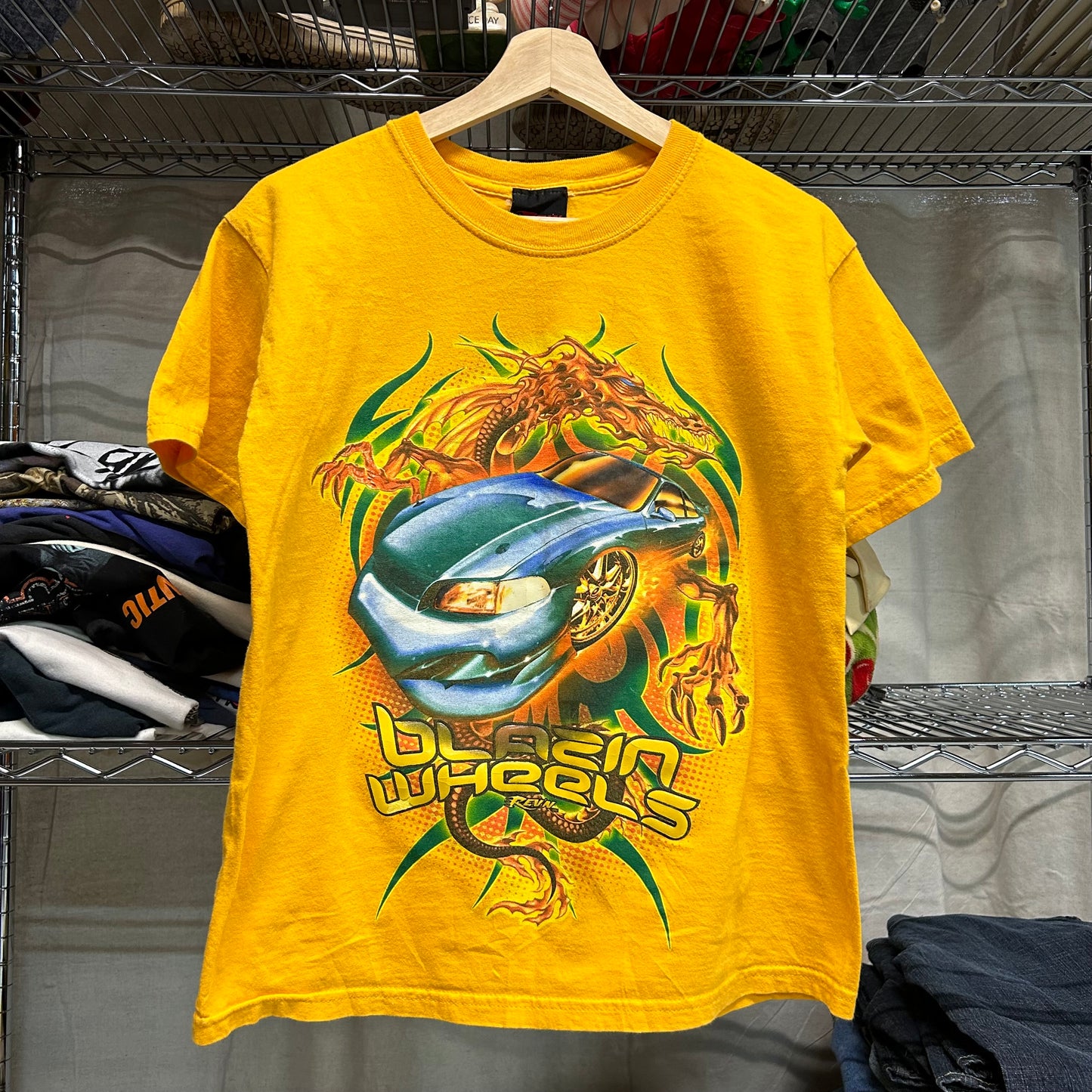 Early 2000s graphic bad kid tee