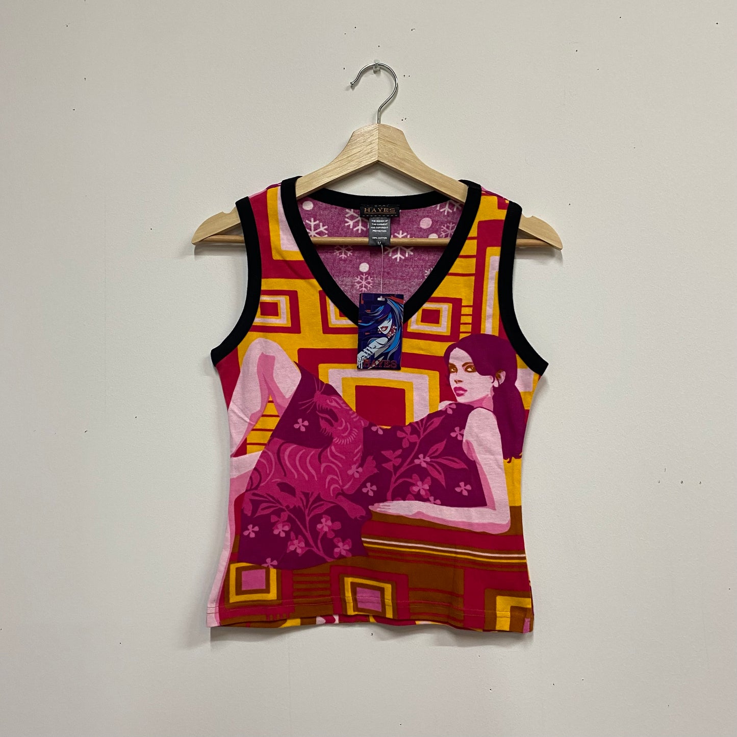 Deadstock late 90s/00s hayes graphic top