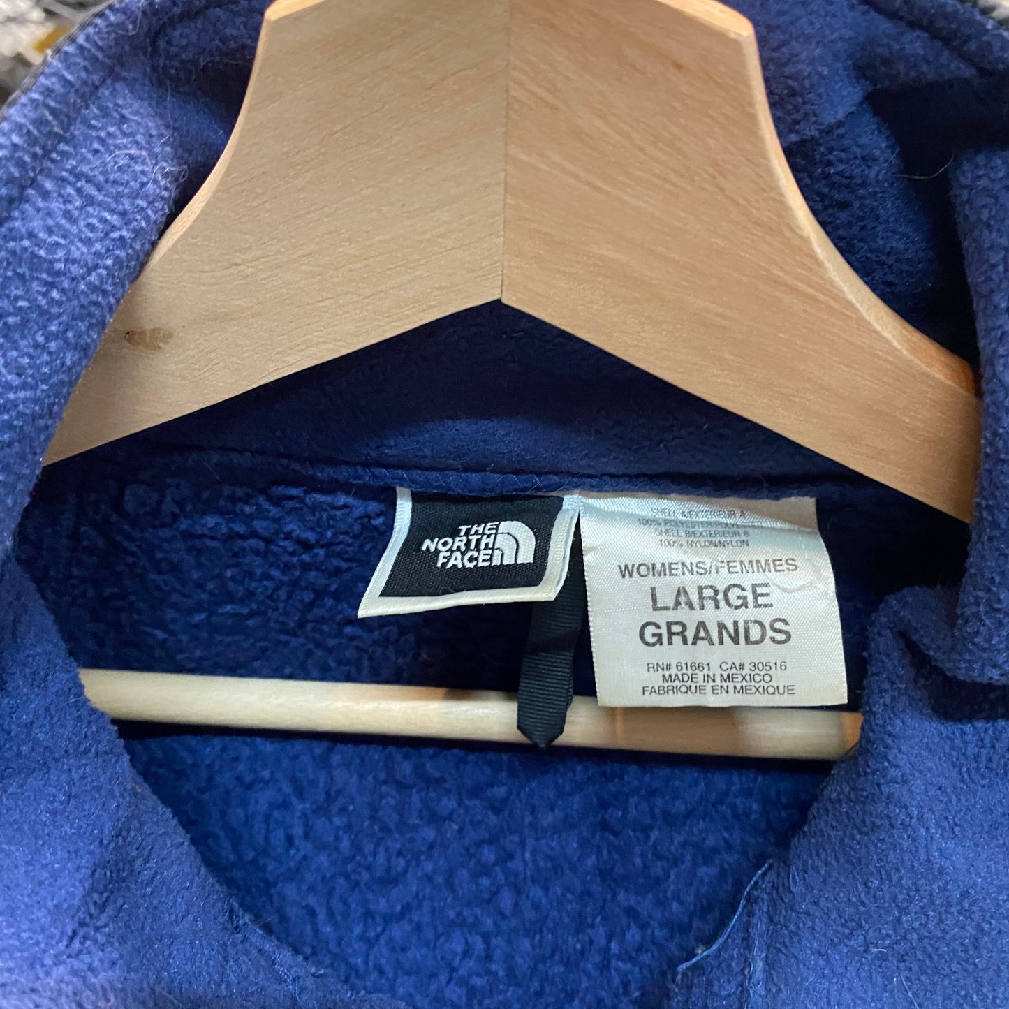 90s north face full zip fleece