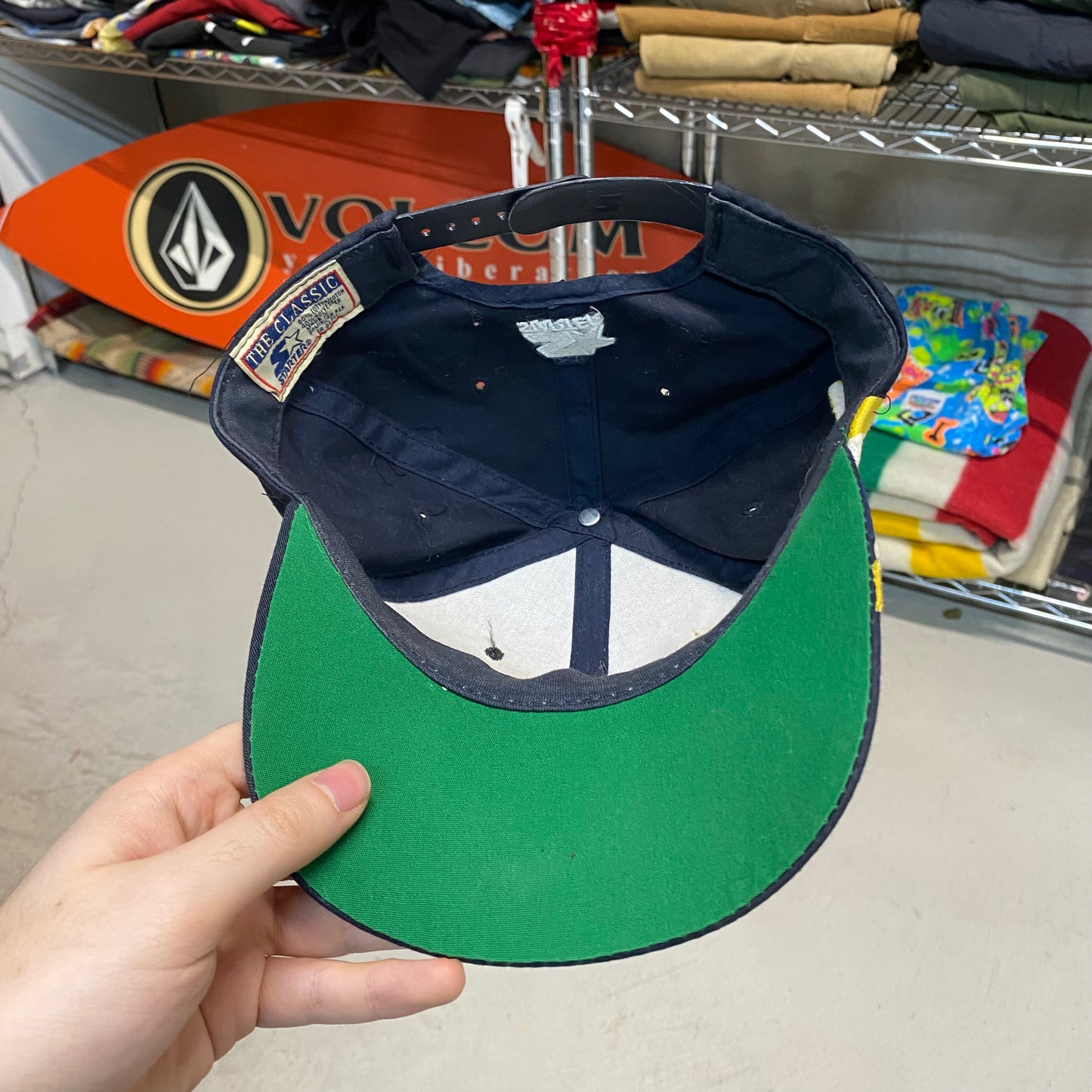 1990s Michigan wolverines starter snapback hat