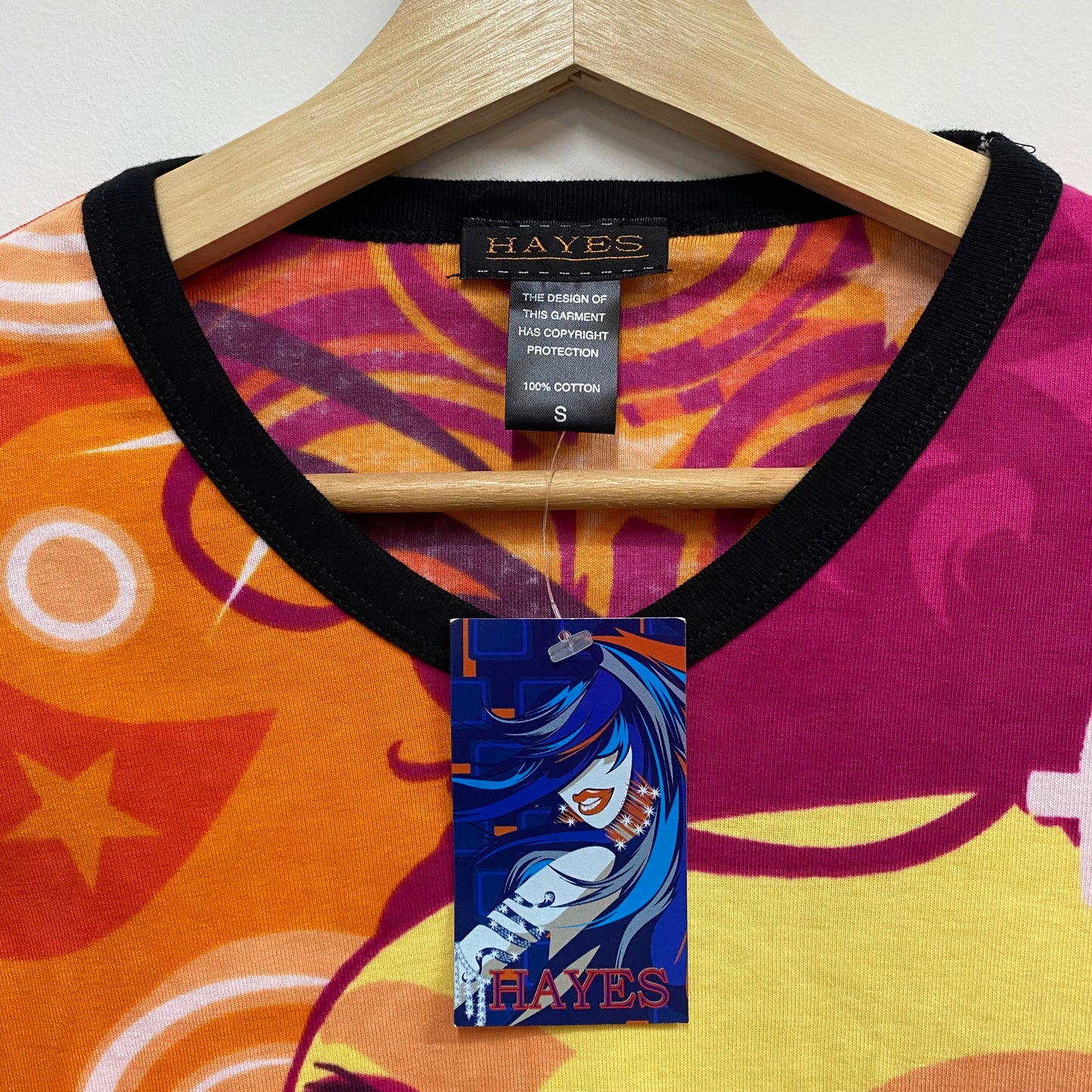 Deadstock late 90s/00s hayes graphic top