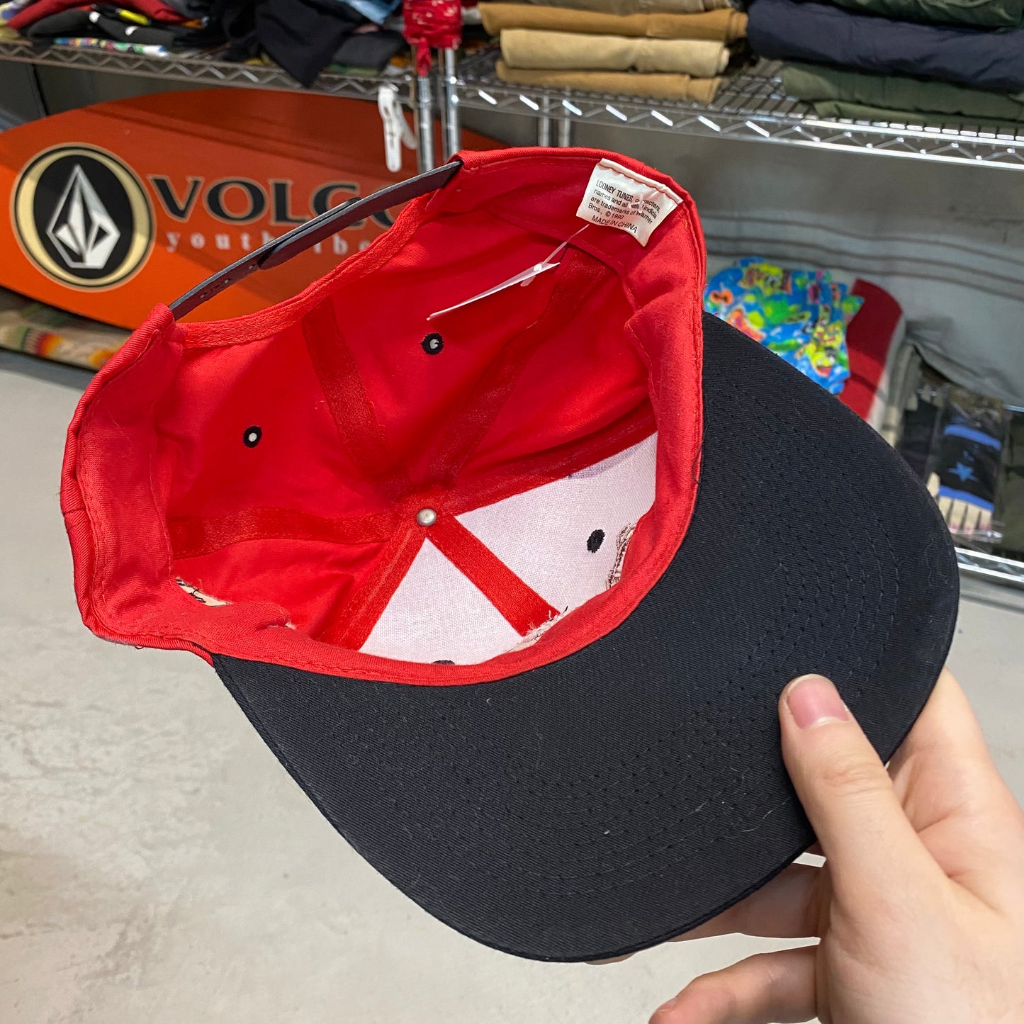 90s taz wild thing snapback