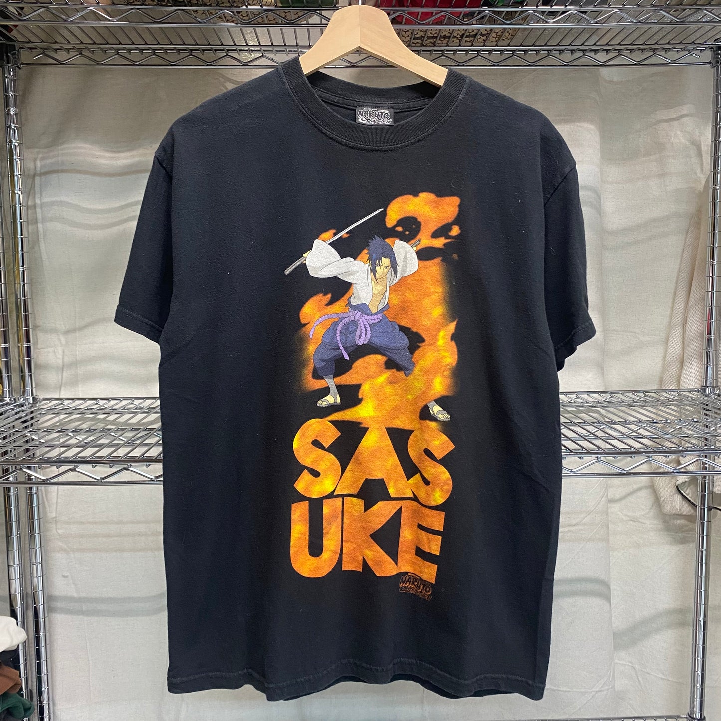 Early 2000s Naruto shippuden sasuke tee