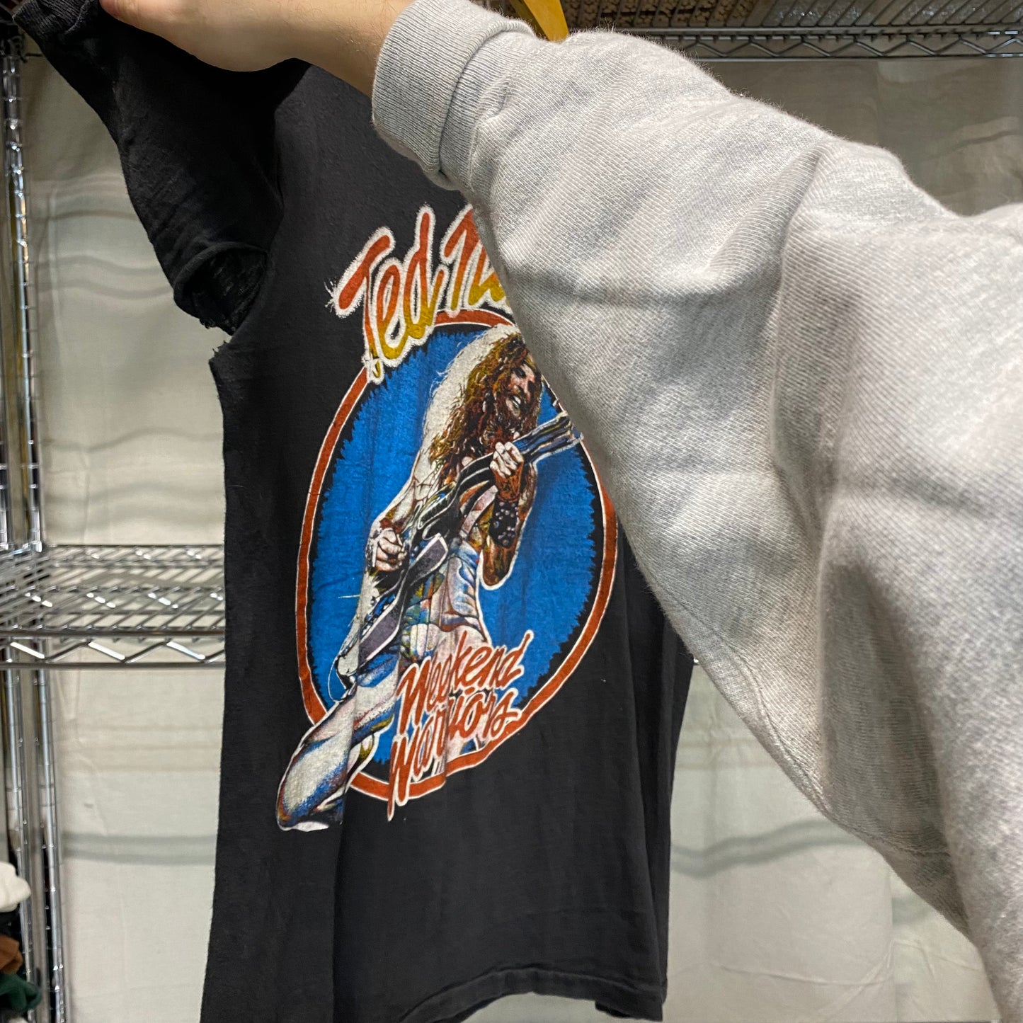 1978 ted nugent weekend warrior parking lot tee