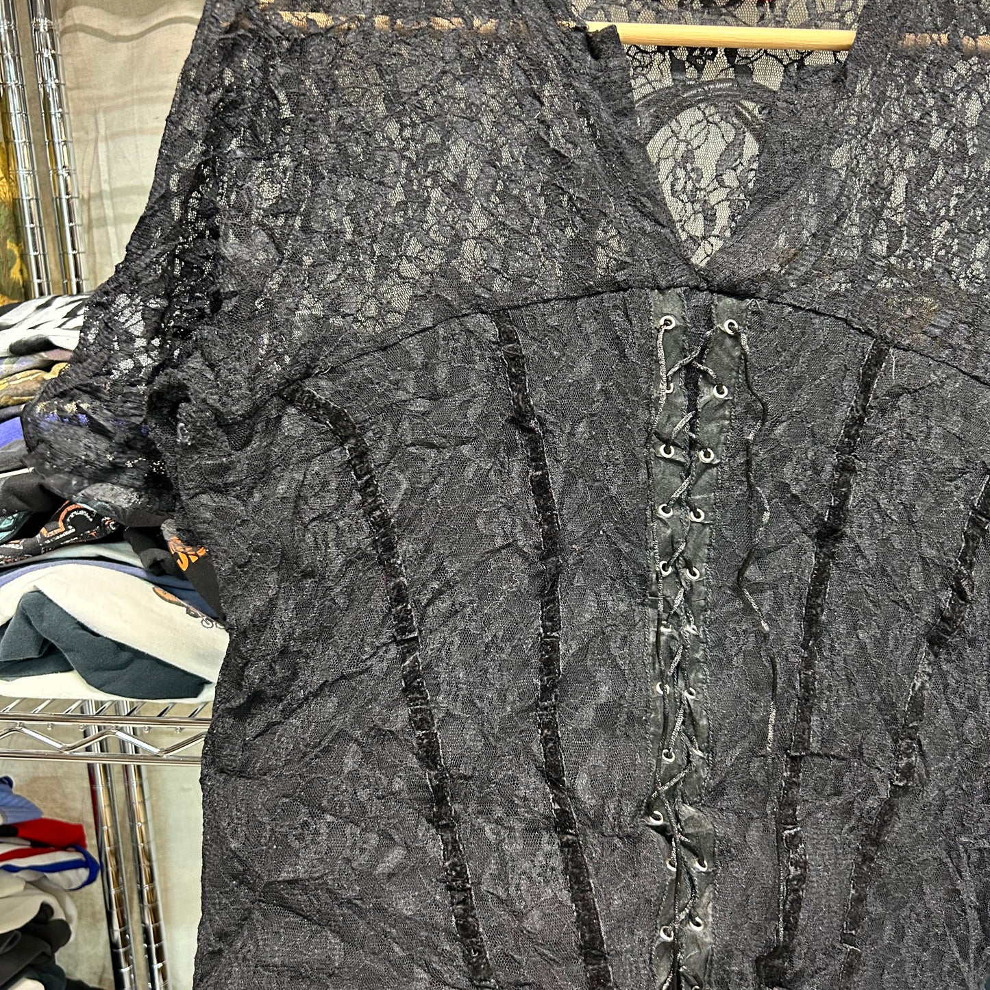 Early 2000s lace corset top