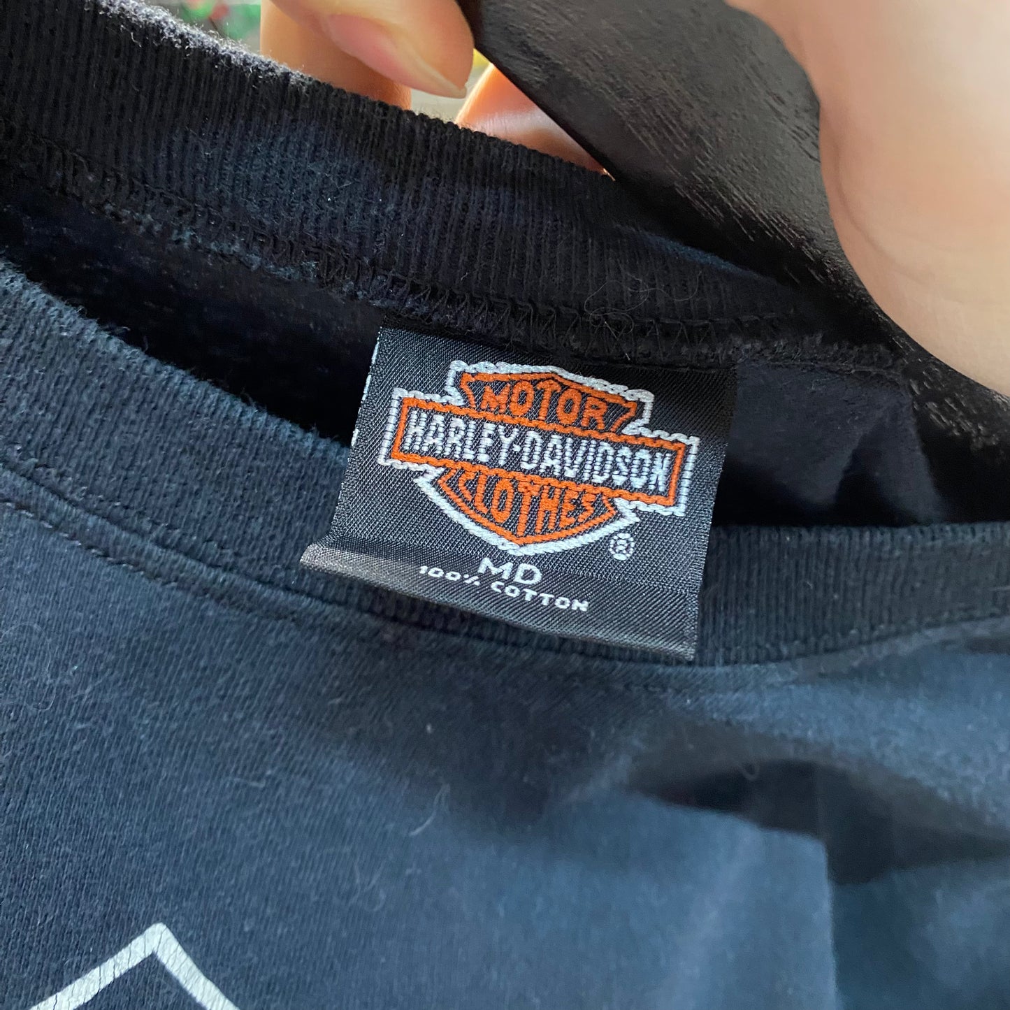 1990s harley Davidson flame long sleeve