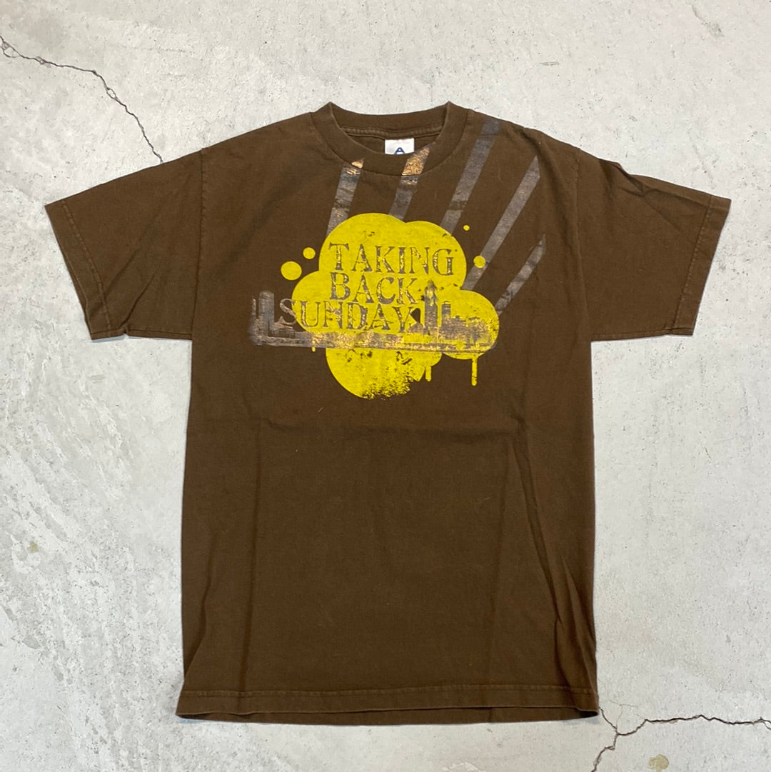 Early 2000s taking back sunday band tee