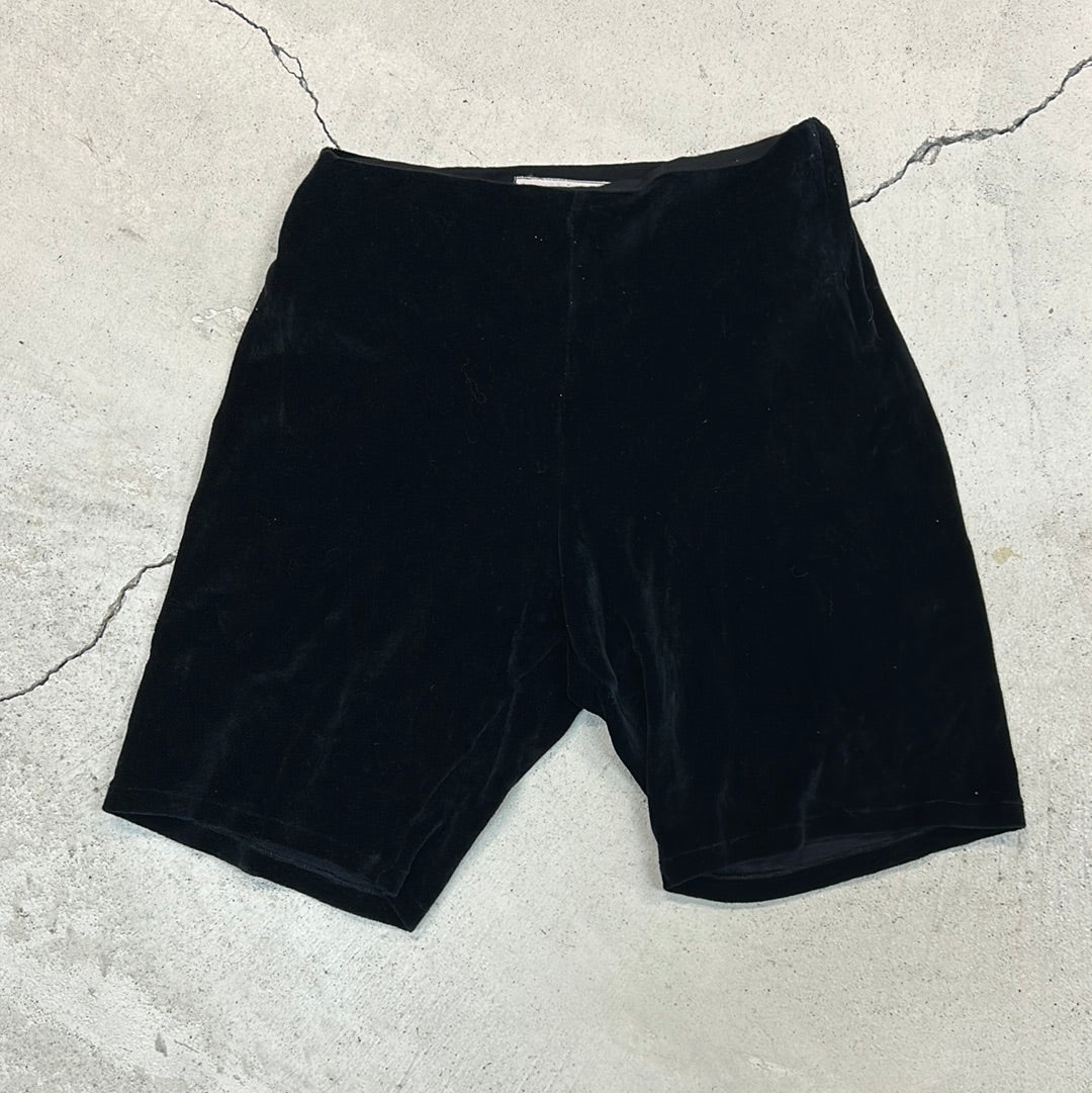 Deadstock late 1980s/90s velvet heart bum shorts