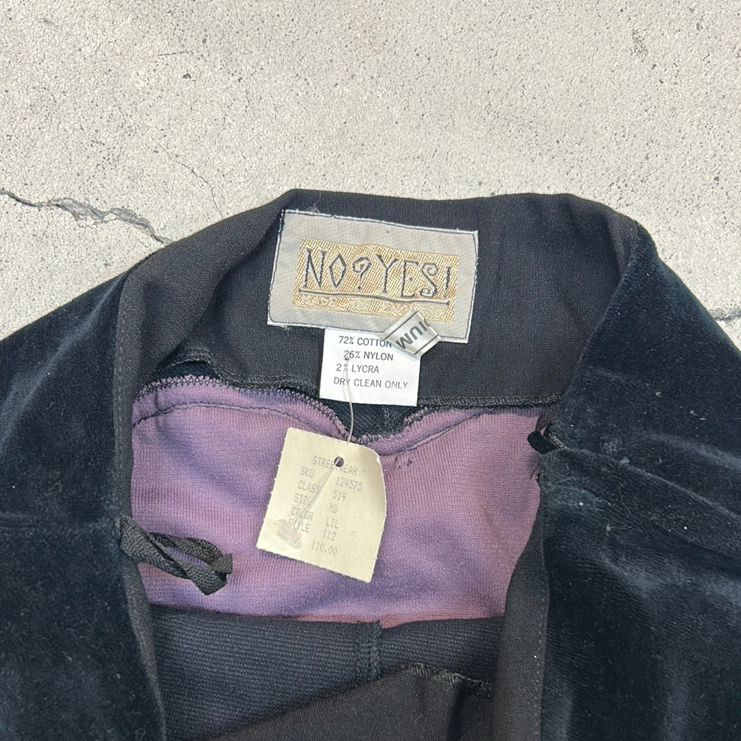 Deadstock late 1980s/90s velvet heart bum shorts