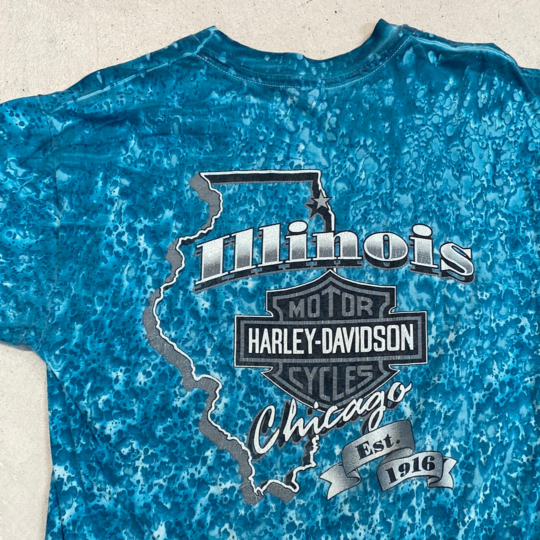 1993 harley davidson tie dye tshirt