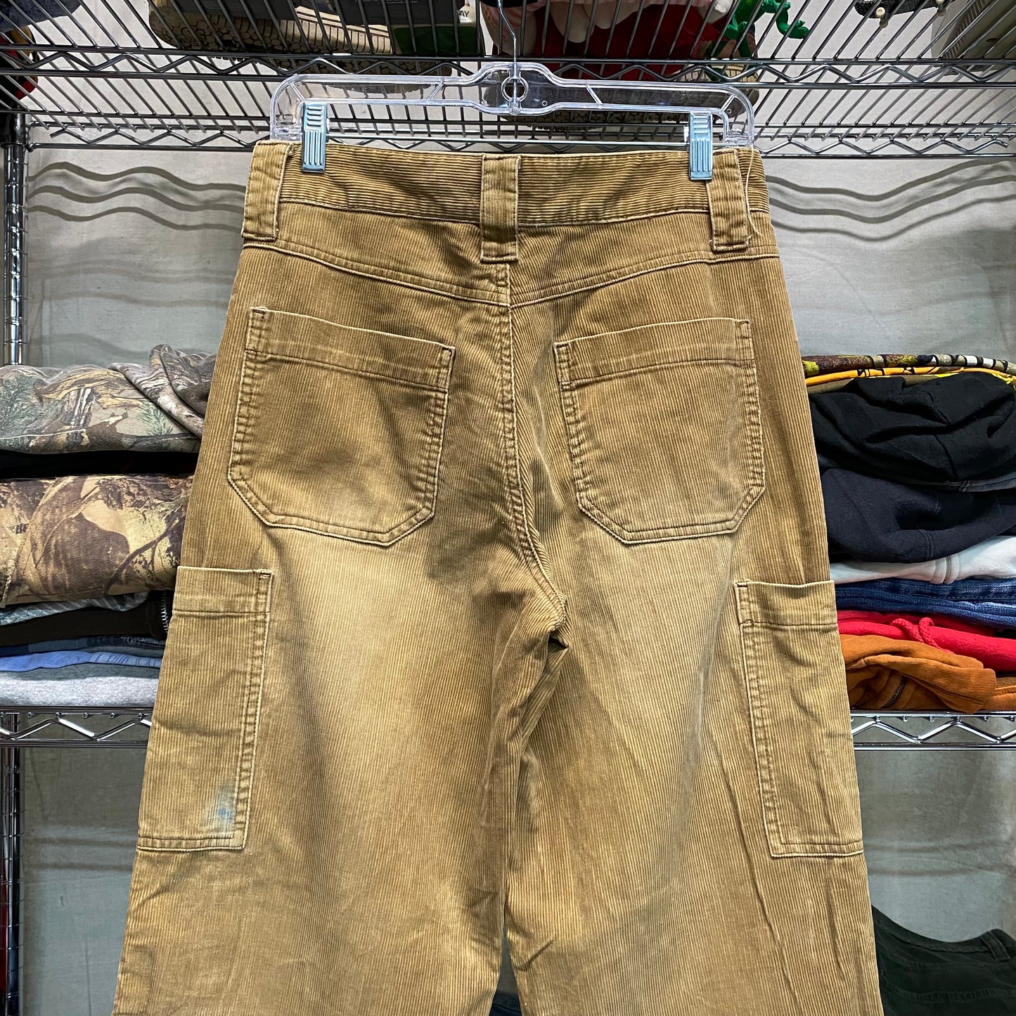 Early 2000s corduroy cinch cargo pants