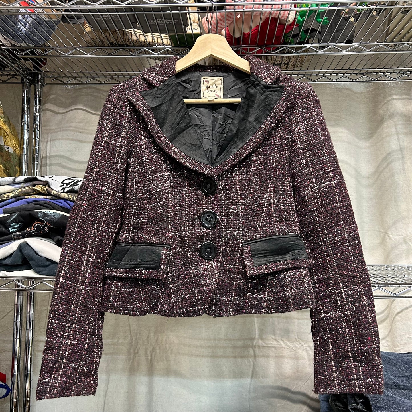 Early 2000s tweed blazer