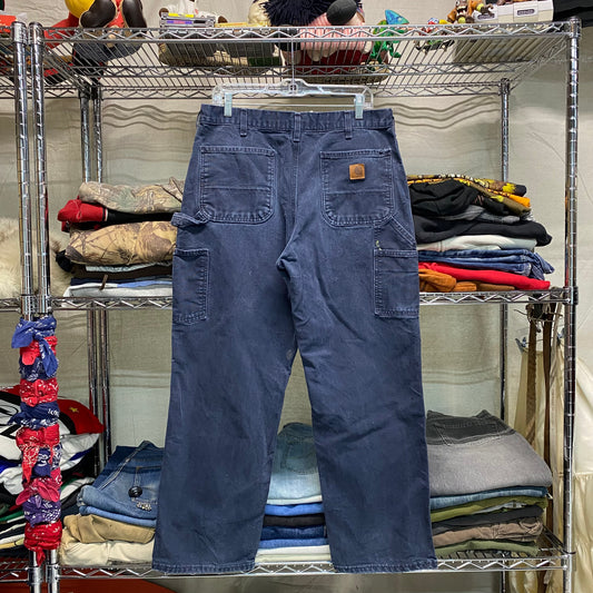 Distressed carhartt loose fit carpenter pants