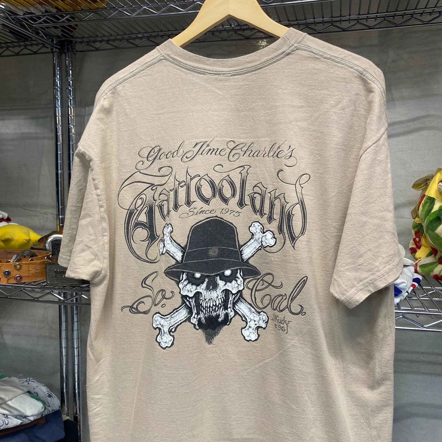 Late 90s good time Charlie’s tattooland shop tee