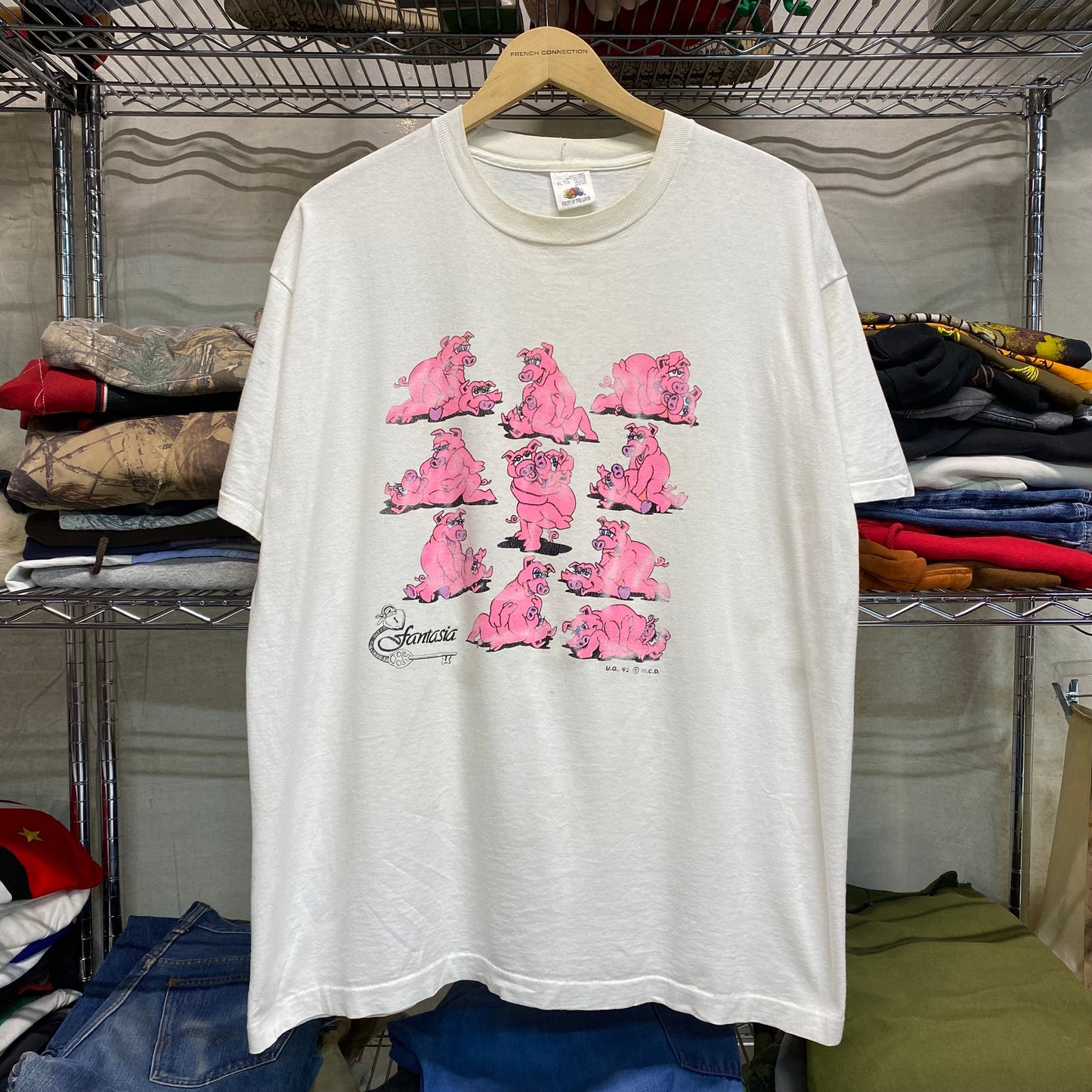 1992 pig sex positions tshirt