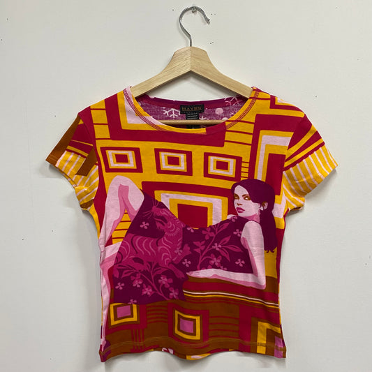 Deadstock late 90s/00s hayes graphic top