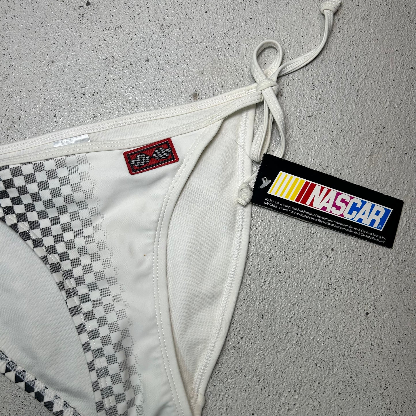 Deadstock early 2000s nascar bikini bottom