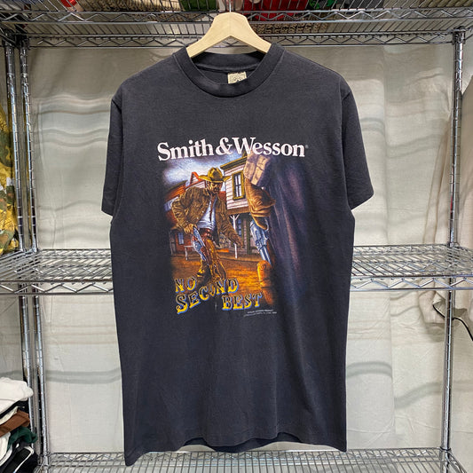 1992 smith and wesson 3-D emblem tee