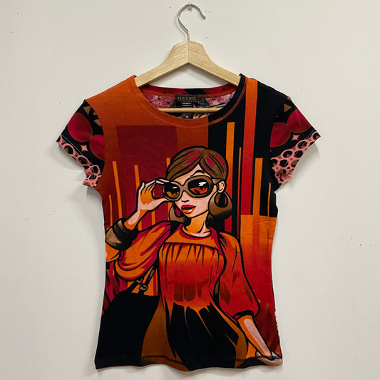 Deadstock late 90s/00s hayes graphic top