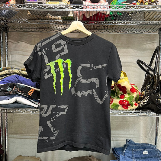 Early 2000s fox racing monster energy tee