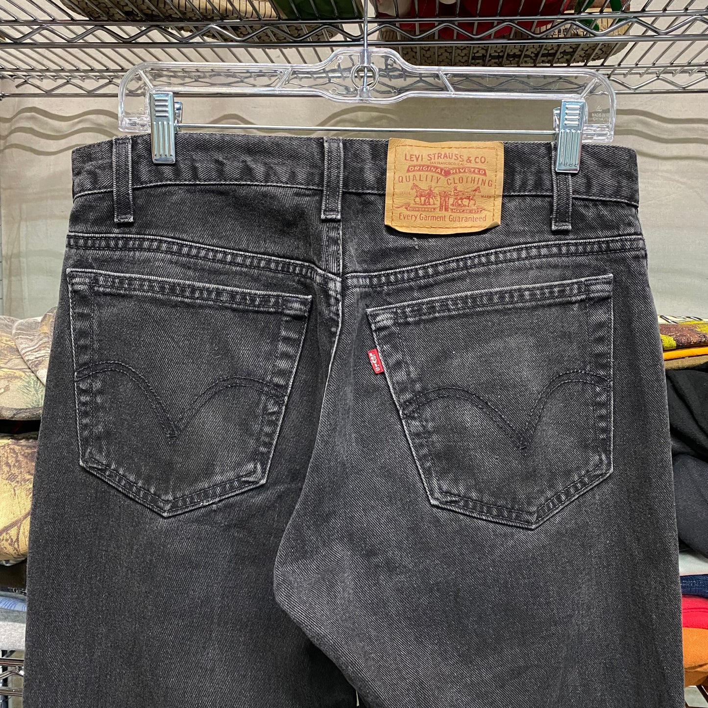 90s faded black levis 505