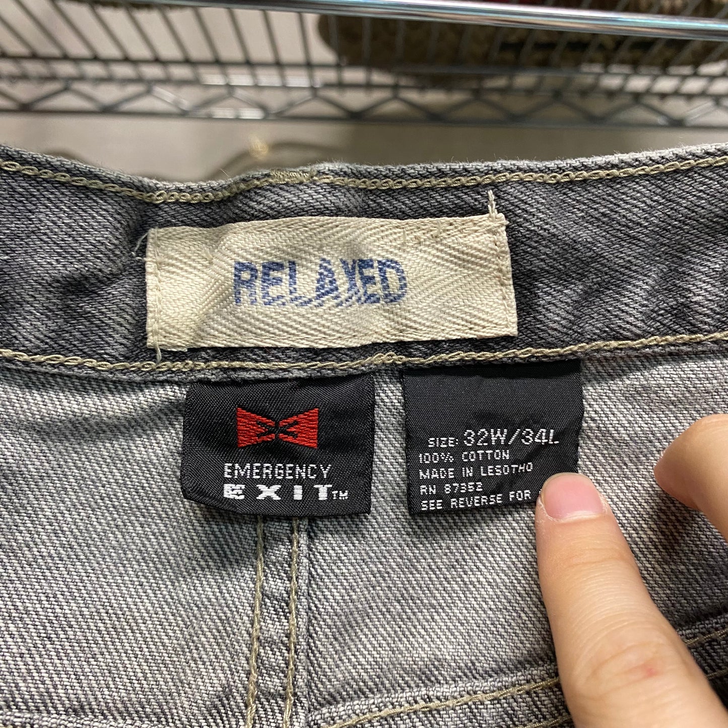 90s emergency exit relaxed fit jeans