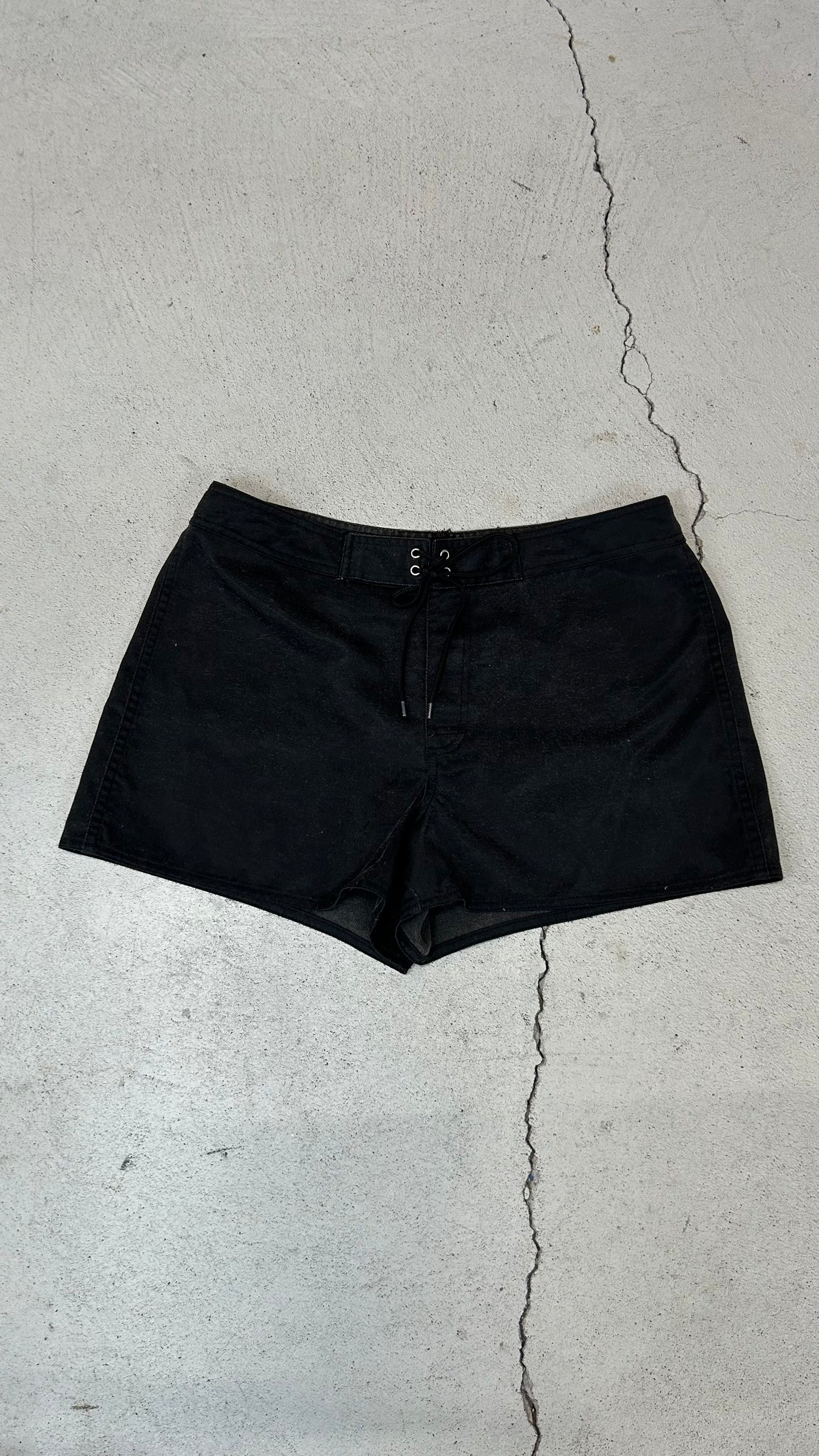 90s express nylon lace up shorts