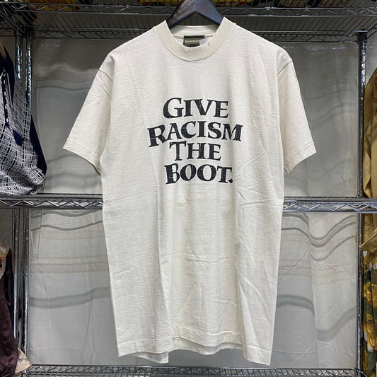 Vintage 1990s timberland “give racism the boot” tee