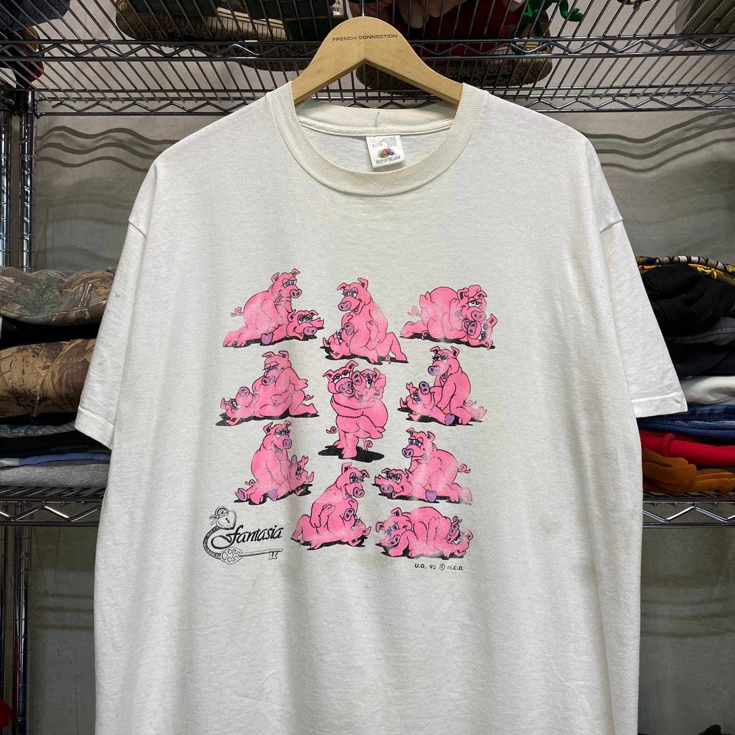 1992 pig sex positions tshirt