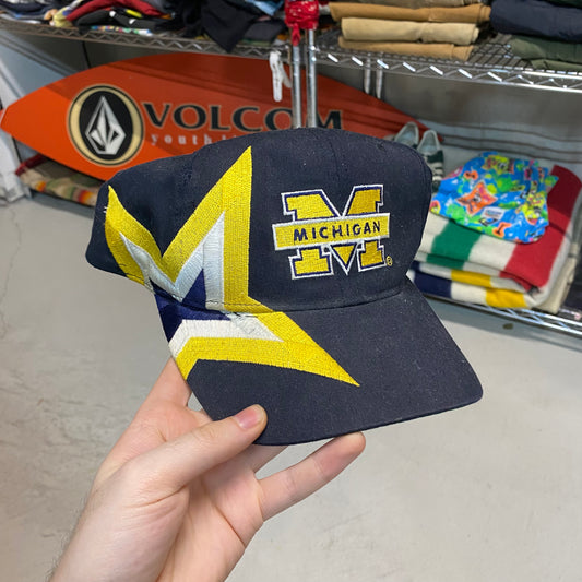 1990s Michigan wolverines starter snapback hat