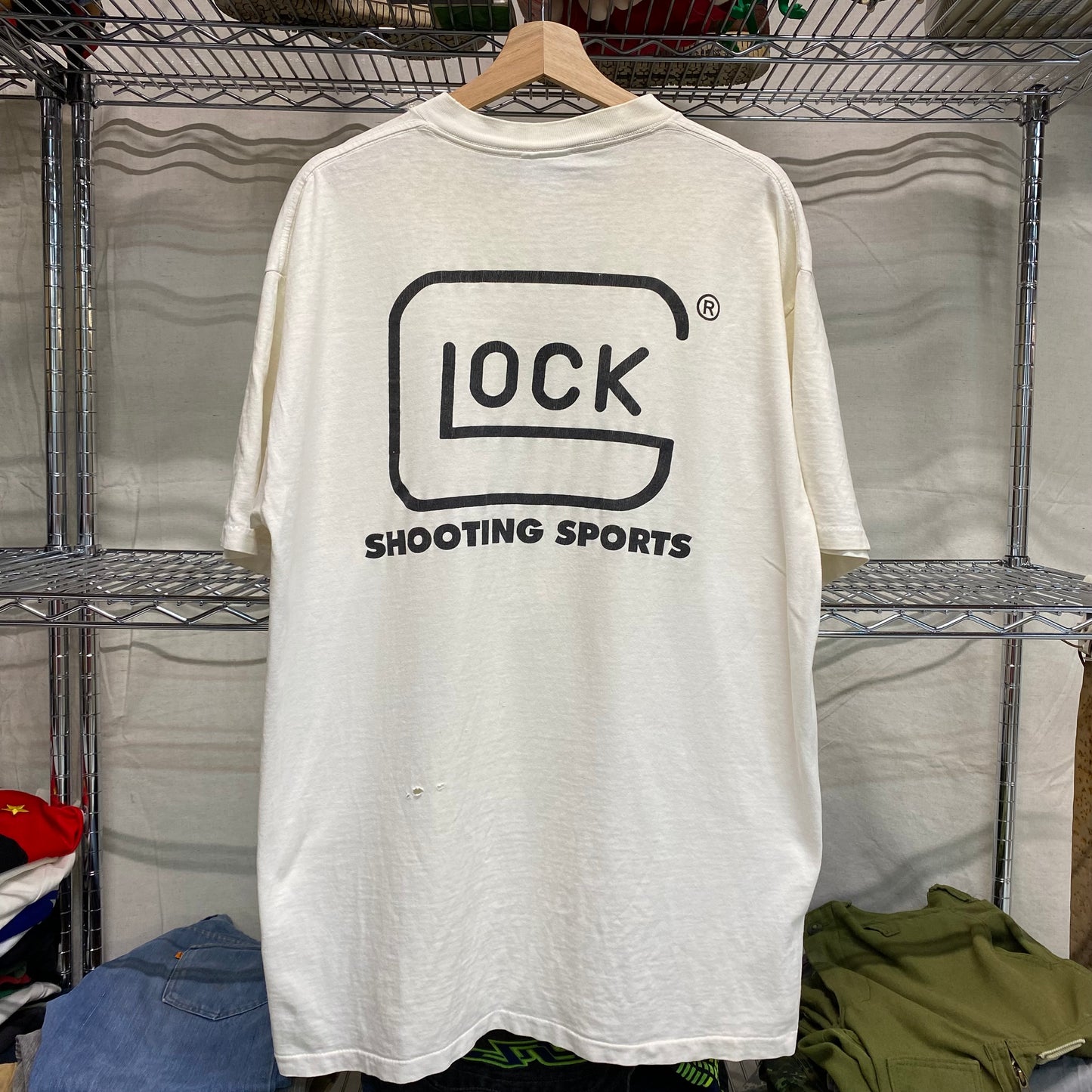 1990s distressed GLOCK shooting sports tee