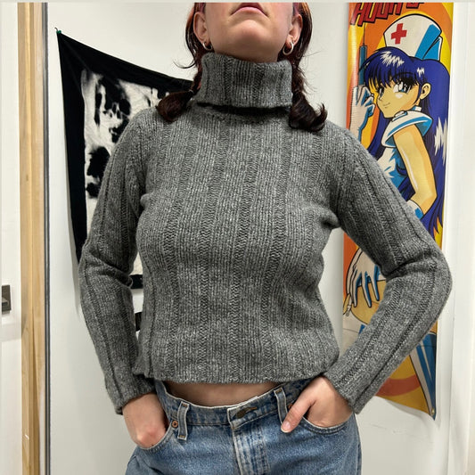 Late 90s abercrombie thick knit turtle neck