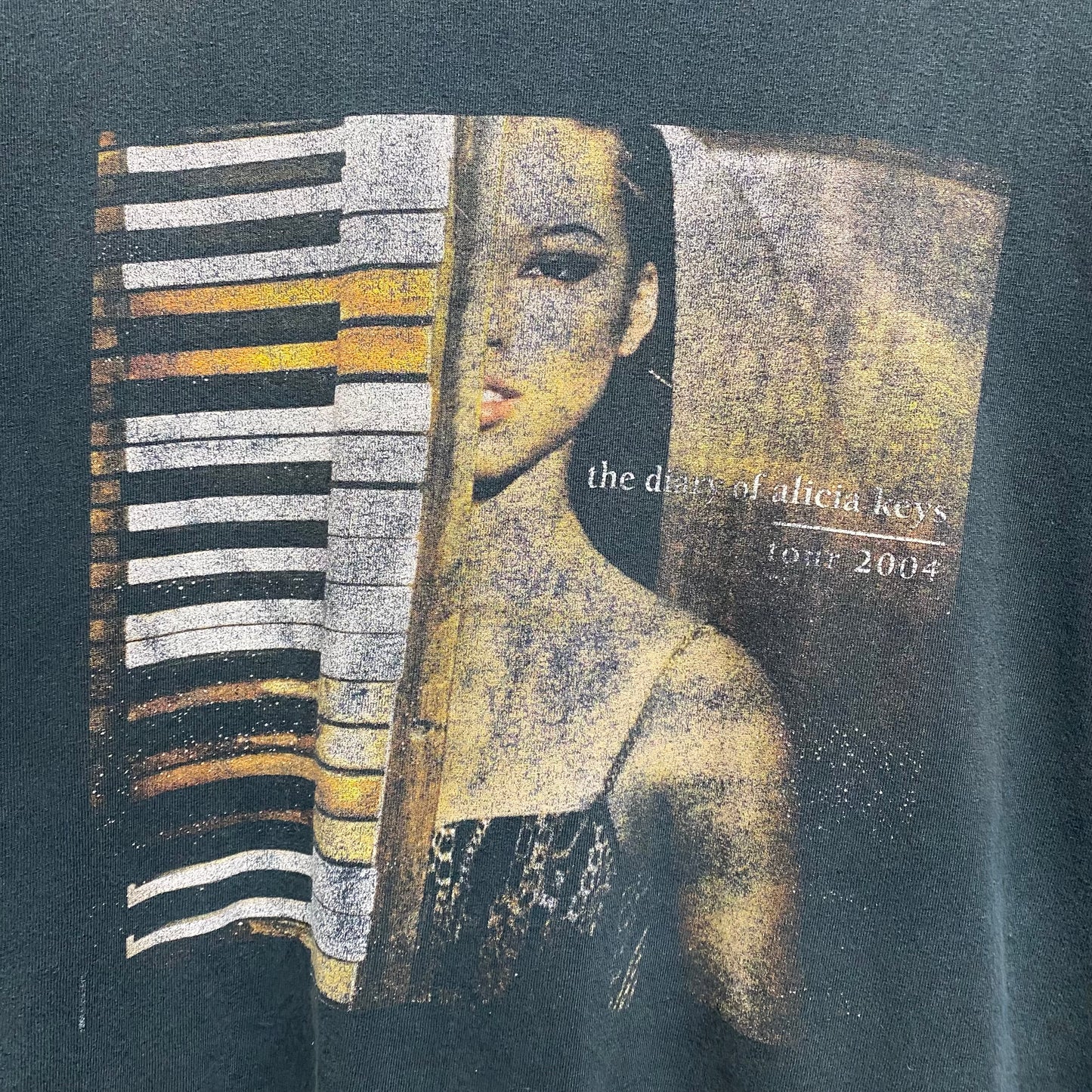 2004 diary of alicia keys tour tshirt