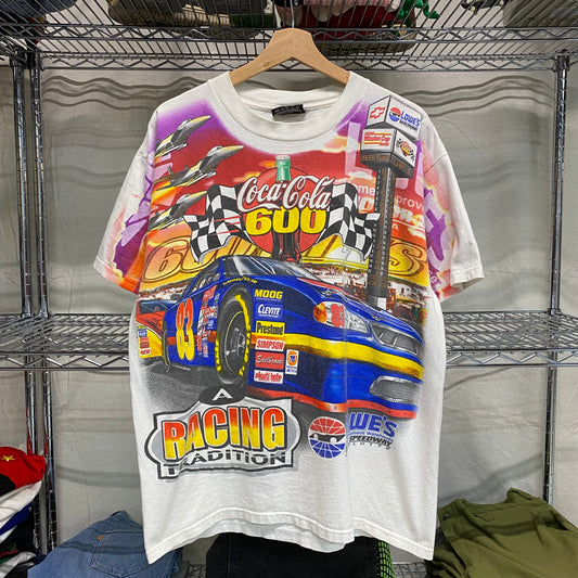 2000 coca cola 600 all over print racing tee